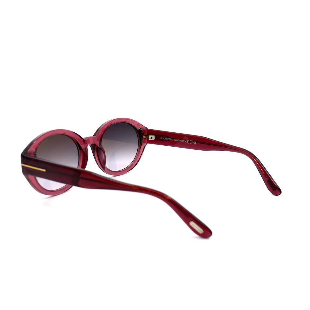 TOM FORD GENEVIEVE TF916/S 81B SHINY VIOLET SMOKE SUNGLASSES - Picture 6 of 15